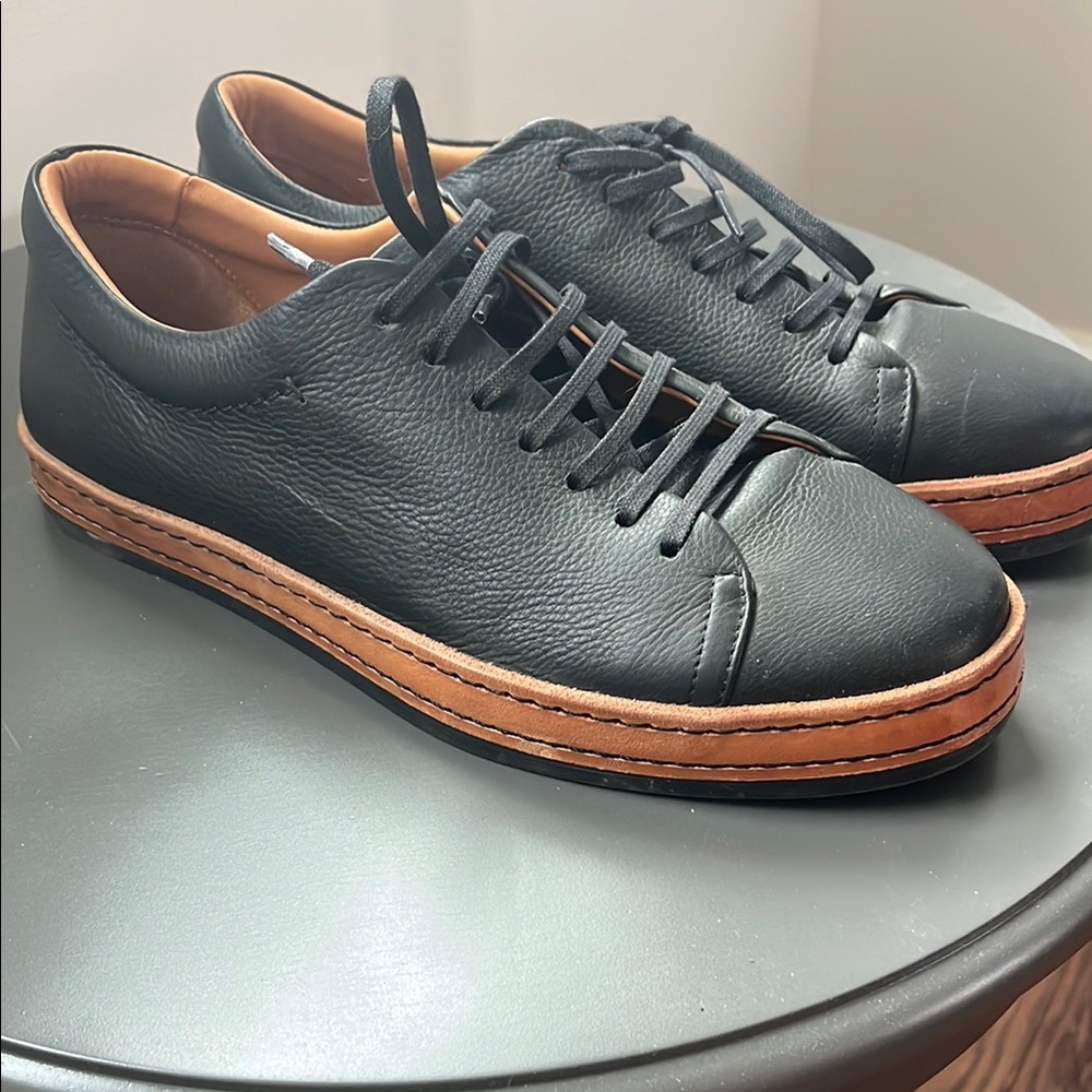 Clergerie Black Leather Sneakers – Size 39 - Picture 5 of 11